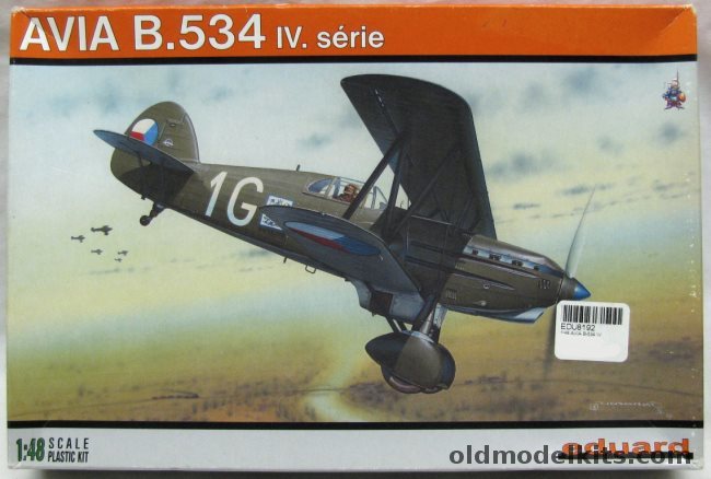 Eduard 1/48 Avia B-534 IV (B.534) - Czech 36th Fighter Flight Fall 1937 / 34th FF Summer 1937 / 45th FF July 1937 / Slovak National Uprising September 1944, 8192 plastic model kit